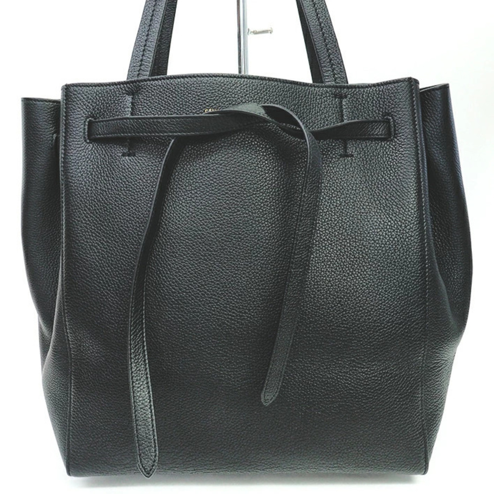 Celine Shoulder Bag Tote Cabas Phantom Black - Picture 1 of 6